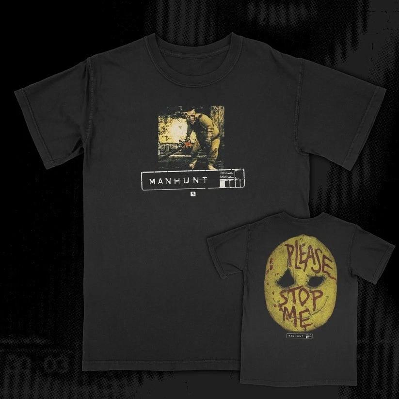 Manhunt - Please Stop Me boot Tee (2-SIDED) S-5XL XXXXL