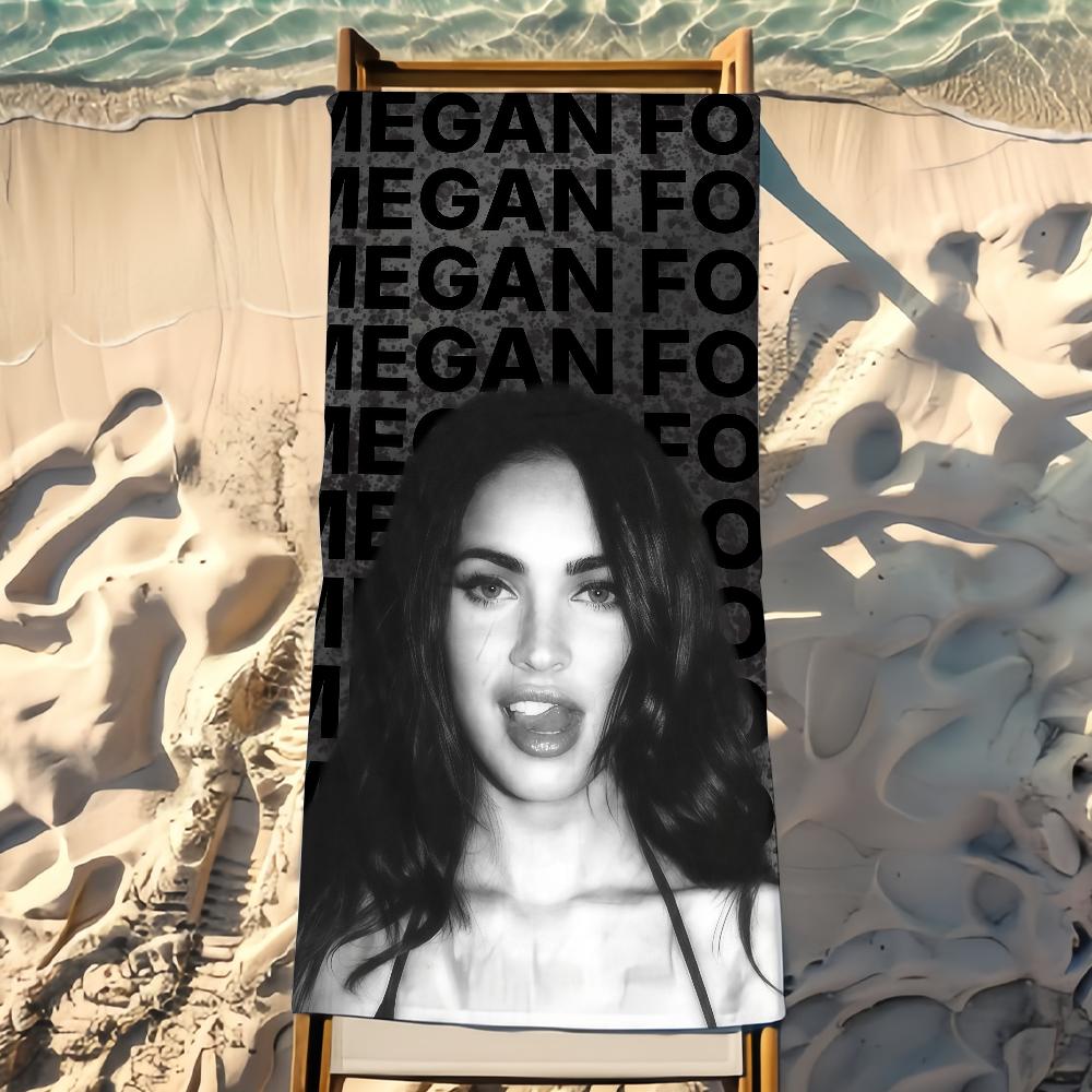 Actor Megan Fox Towel Beach Towel Travel Lightweight Skin Friendly for Pool Beach Camping Cruise Summer