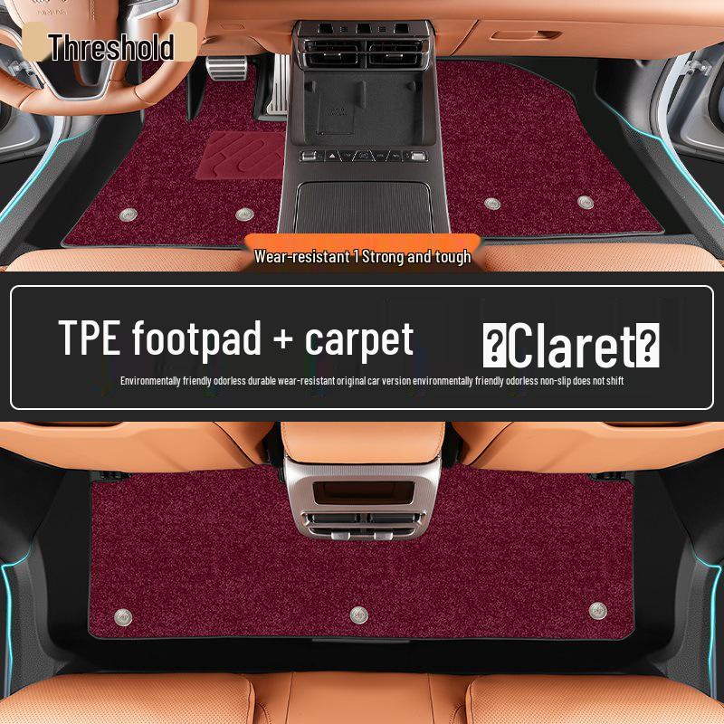 2025 BYD Han L EV/DMP TPE Floor Mats Full Coverage Interior Modification