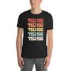 Electronic Music Techno T Shirt Edm Festival Raver Vintage Washed Unisex Breathable Designer Clothes Stylish Comfortable Casual