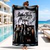 Wednes-day Gothic  Beach Towel, Microfiber Beach Towel, Perfect For Pool, Beach, Travel, Home Decor Beach Party Fan Gifts