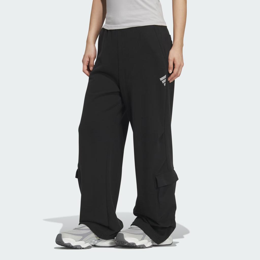 adidas FOS FW25 Future Style Joggers Knitted Loose Mid-Waist Drawstring Casual Pants Women Joggers KS0076