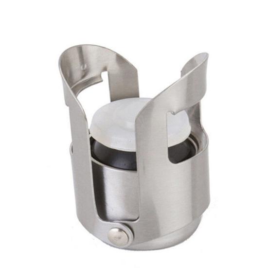 

Stainless Steel Sparkling Champagne Stopper Wine Bottle Plug Sealer Cork Pourer