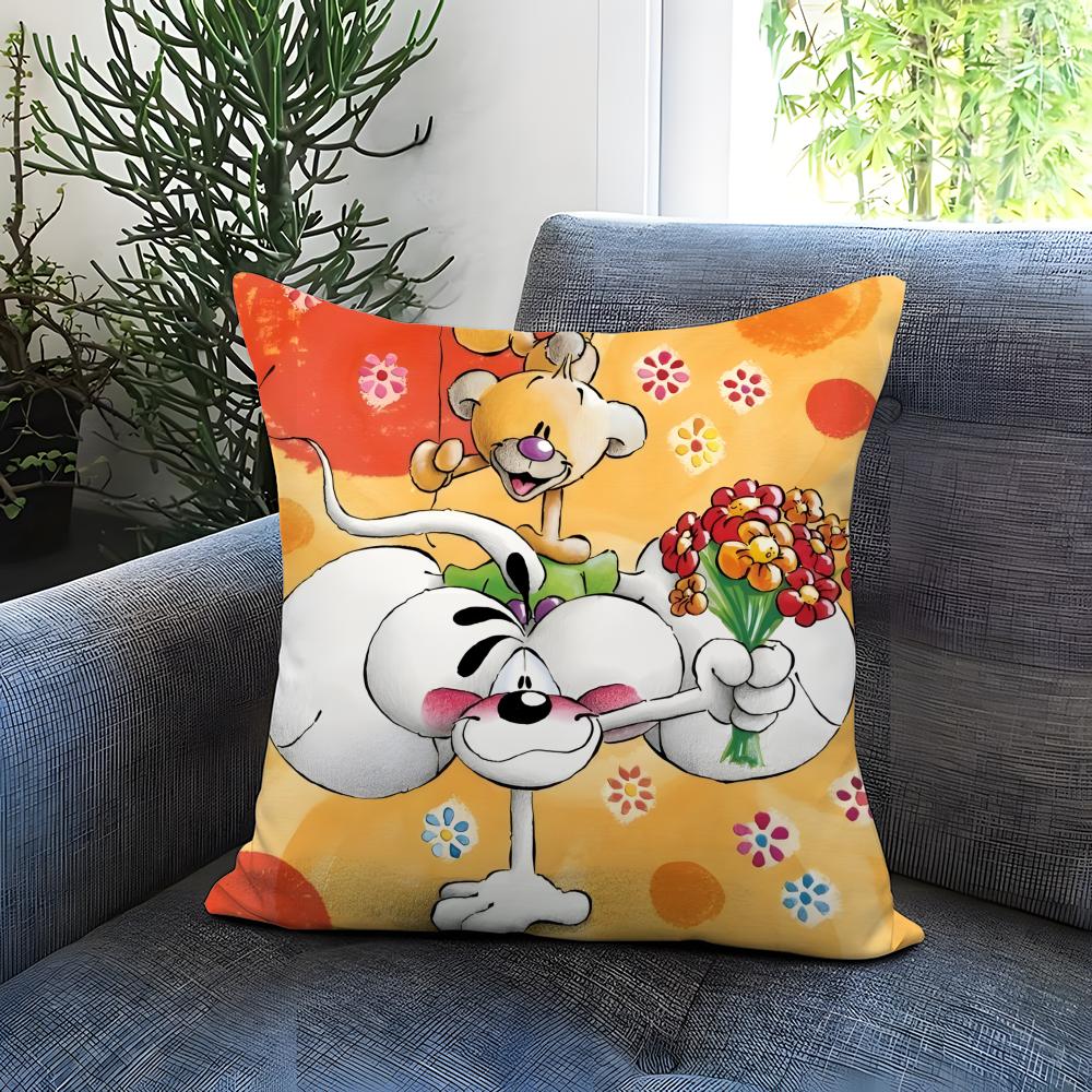 

POPULAR D-DDiddll Cushion Cover Comfortable Reversible Pillow Cover Ideal for Car Sofa Bedroom & Beyond 30cmx30cm