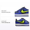 Tênis Infantil Nike Air Force 1 LV8 GS Racer Blue Volt Preto Branco FD0302-400