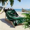 New York Jets Print Beach Towel, Large Soft Quick Dry Towel for Beach Camping Swimming
