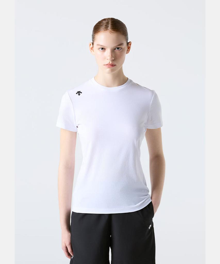 DESCENTE Training Turflite Short Sleeve T-Shirt White Sr123Tts23 (A Type)