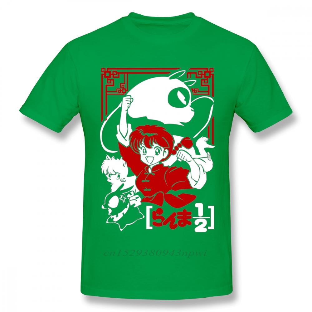 Punk Rock Unisexs Tshirt Unisexs Ranma 12 T Shirt Guys Fashion Streetwear Round Neck Faddish Design Tee Shirt