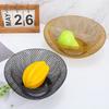 Fruit Plate with Built-in Drainage Holes Bird Nest Design Fruit Basket Kitchen Counter Dining Table Home Decor