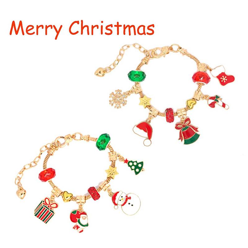 Weihnachts-Countdown Adventskalender Blindbox Weihnachts-Themen DIY Armband