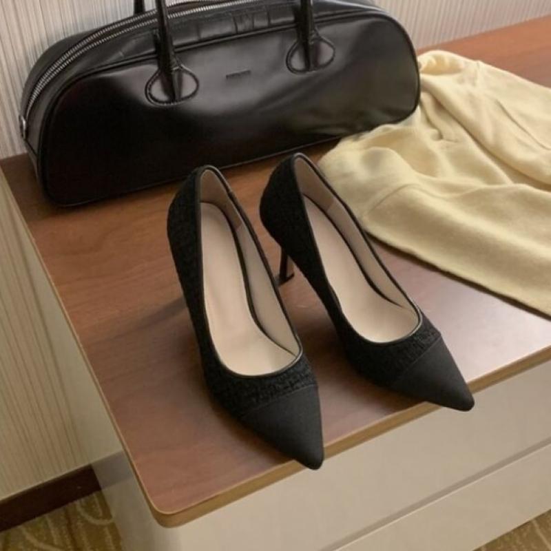 Open Run Sheunkmin Suit Women Office Tweed Minimal High Heel