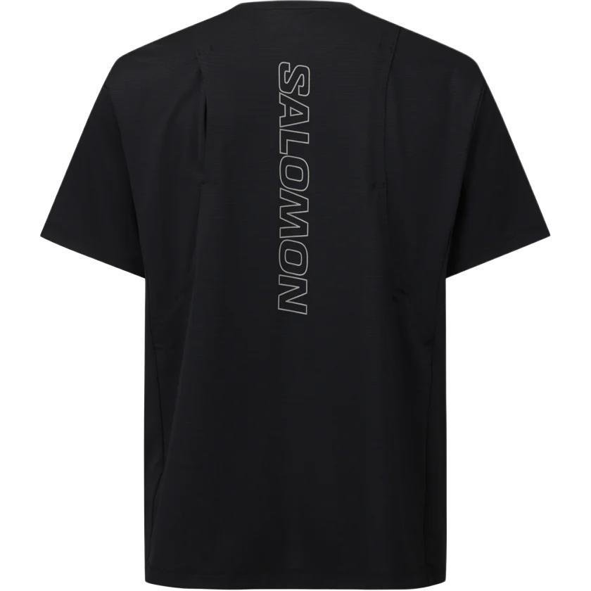 Salomon Loose Fit Letter Print Round Neck Short Sleeve Running T-Shirt Men tops LD0087300