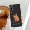 Case for Samsung Galaxy S25 S21 FE S10 S9 S24 Plus Note 20 8 9 10 S26 S20 Ultra S23 Funda Phone Cover Cute Capybara