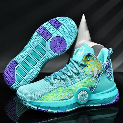 Zapatos de baloncesto para hombre, calzado deportivo transpirable, para adolescentes, talla de zapatillas de baloncesto 34-45