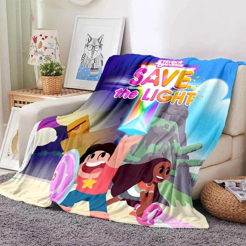 Soft Warm Anime Curly Hair Steven Universe Living Room Sofa Cover Carpet for Beds Decoration and Picnic Blanket for Kids