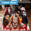 Custom Name Halloween Horror Christmas  Rug for Living Room, Game Rooms, Office, Bedroom, Floor Mat Playful Design, fan gifts Christmas decor