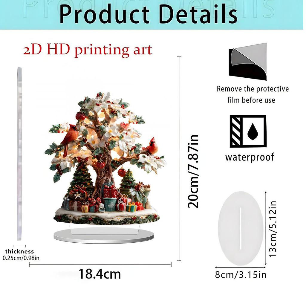 2D Acrylic Christmas Ornaments - Creative Holiday Crafts Series