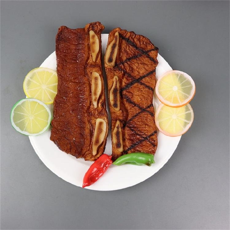 Simulated Food Artificial Steak Fake Steak Kid Toy for Party Use Decorations