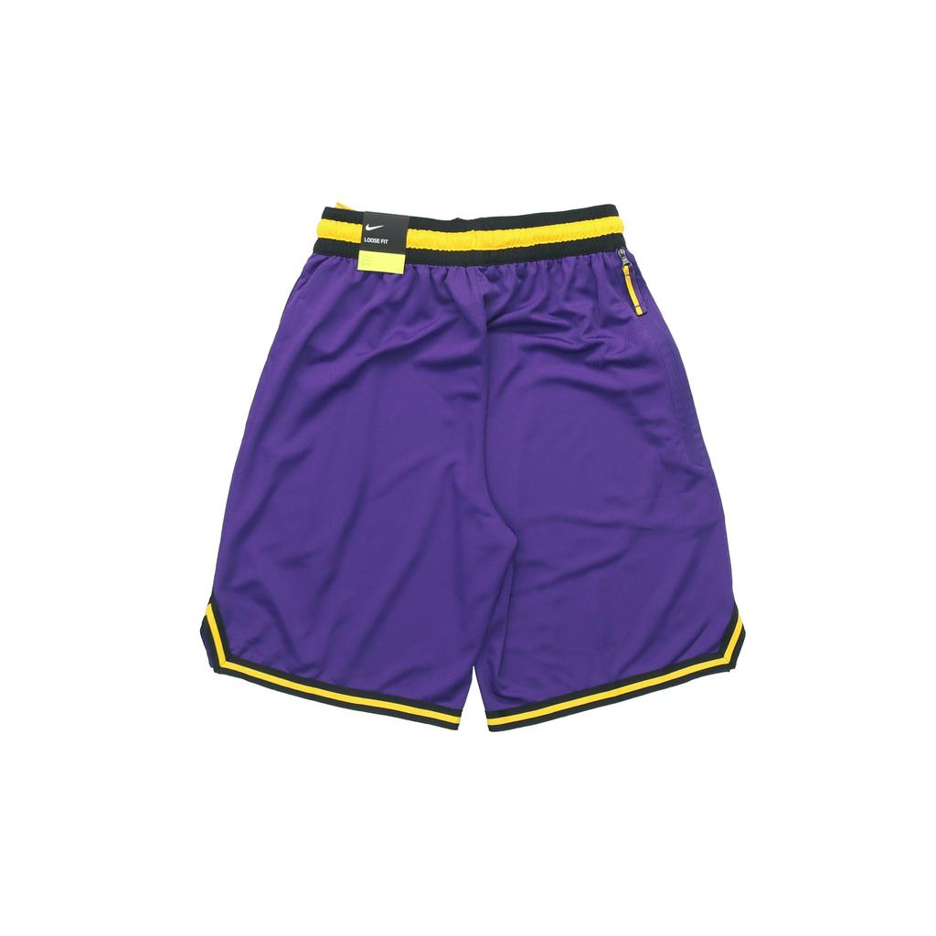 Nike NBA Statement DNA Los Angeles Lakers Basketball Training Shorts Men Bottoms Purple AV3537-504