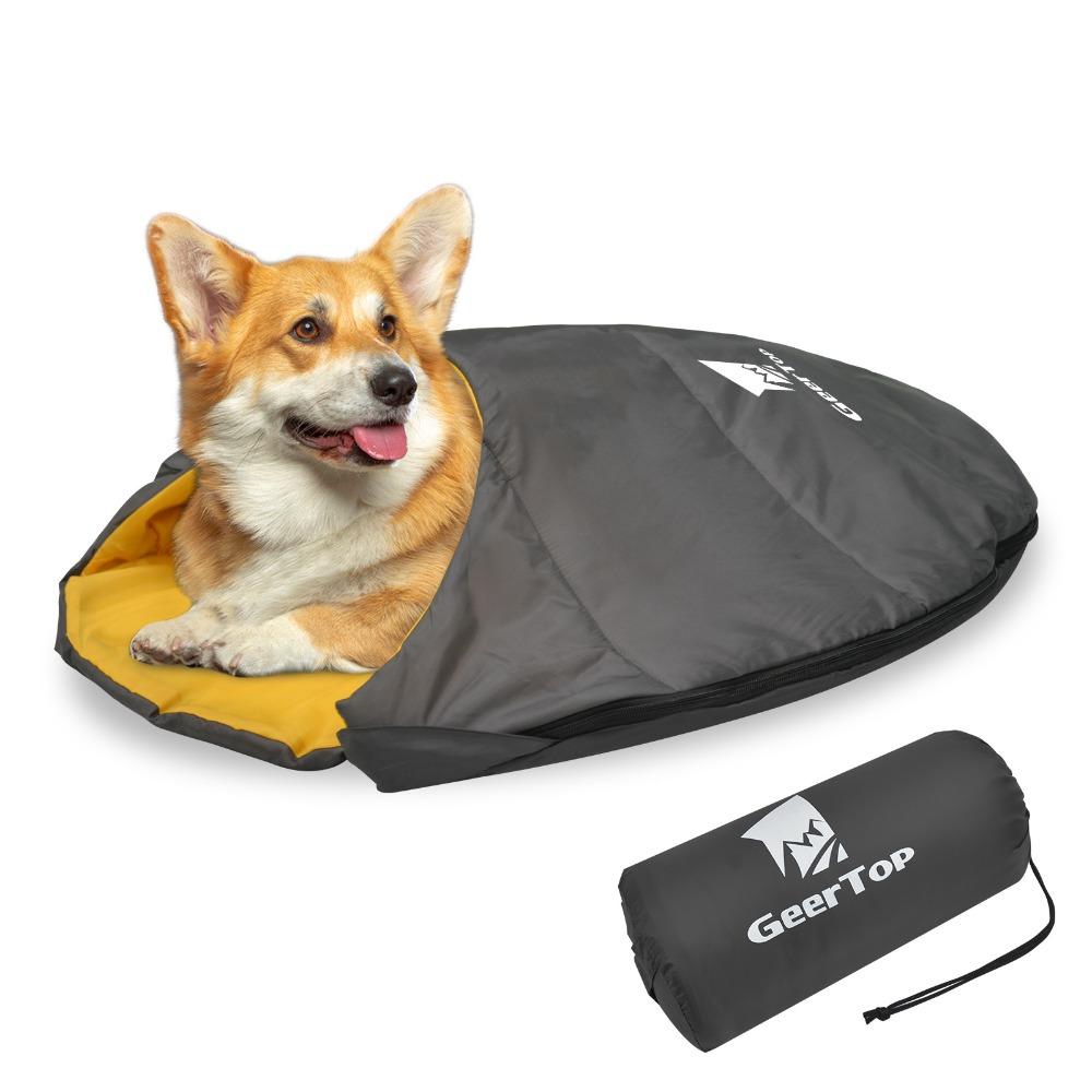 Outdoor Camping Pet Sleeping Bag Warm Waterproof Winter Pet Sleeping Bag Portable Dog Beds Lightweight Dog Accessories Supplies