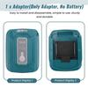 Dual USB Ports 5V 2A USB Battery Adapter for Makita  Workshop Power Tool Accessories
