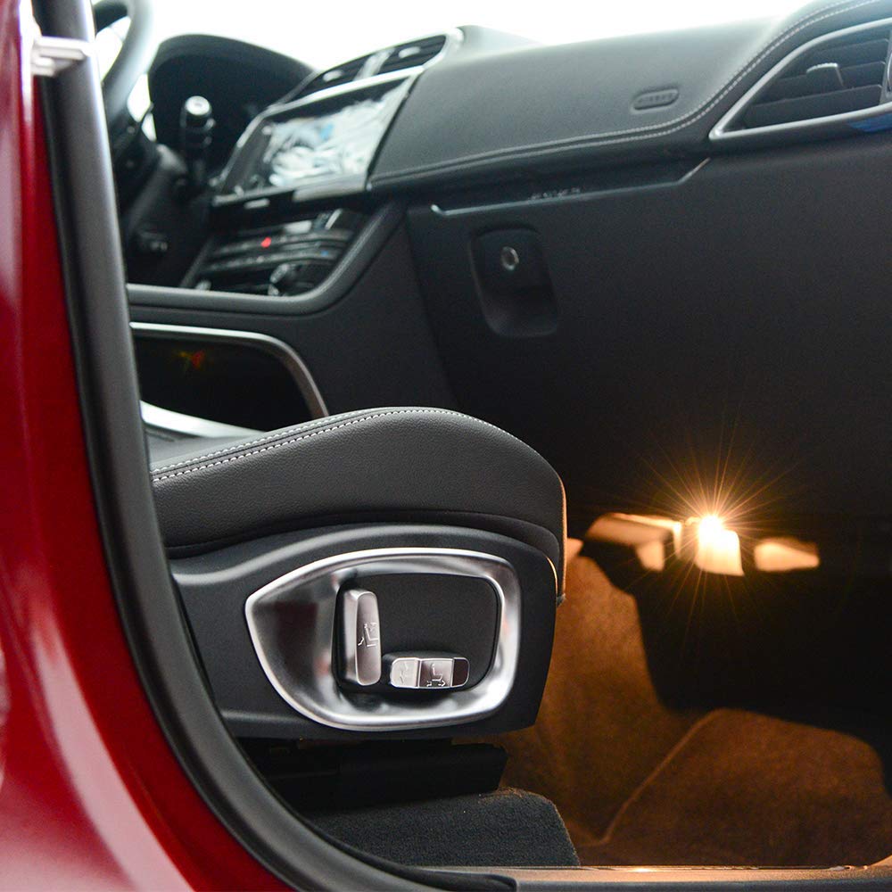 ABS Car Front Seat Adjustment Button Frame Trim Cover Sticker Fit For Jaguar XE XF F-Pace 2016-2018 Auto Interior Accessories
