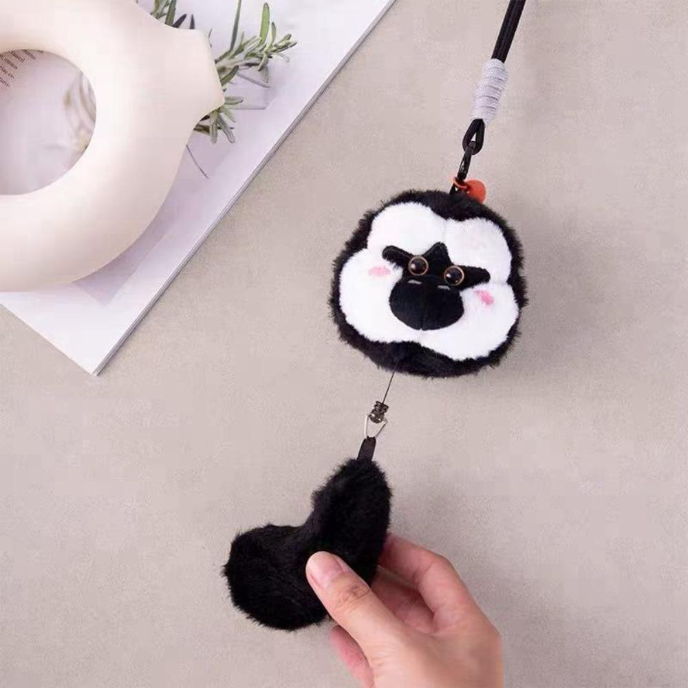 Cats Plush Keychain Lovely Design Zoo Animals Plush Keyring Plush Dolls Pendant  Gift Giving
