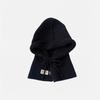 Solid Color Knitted Hooded Cap Wool Blend Earflap Hat Simple Winter Cap  Outdoor