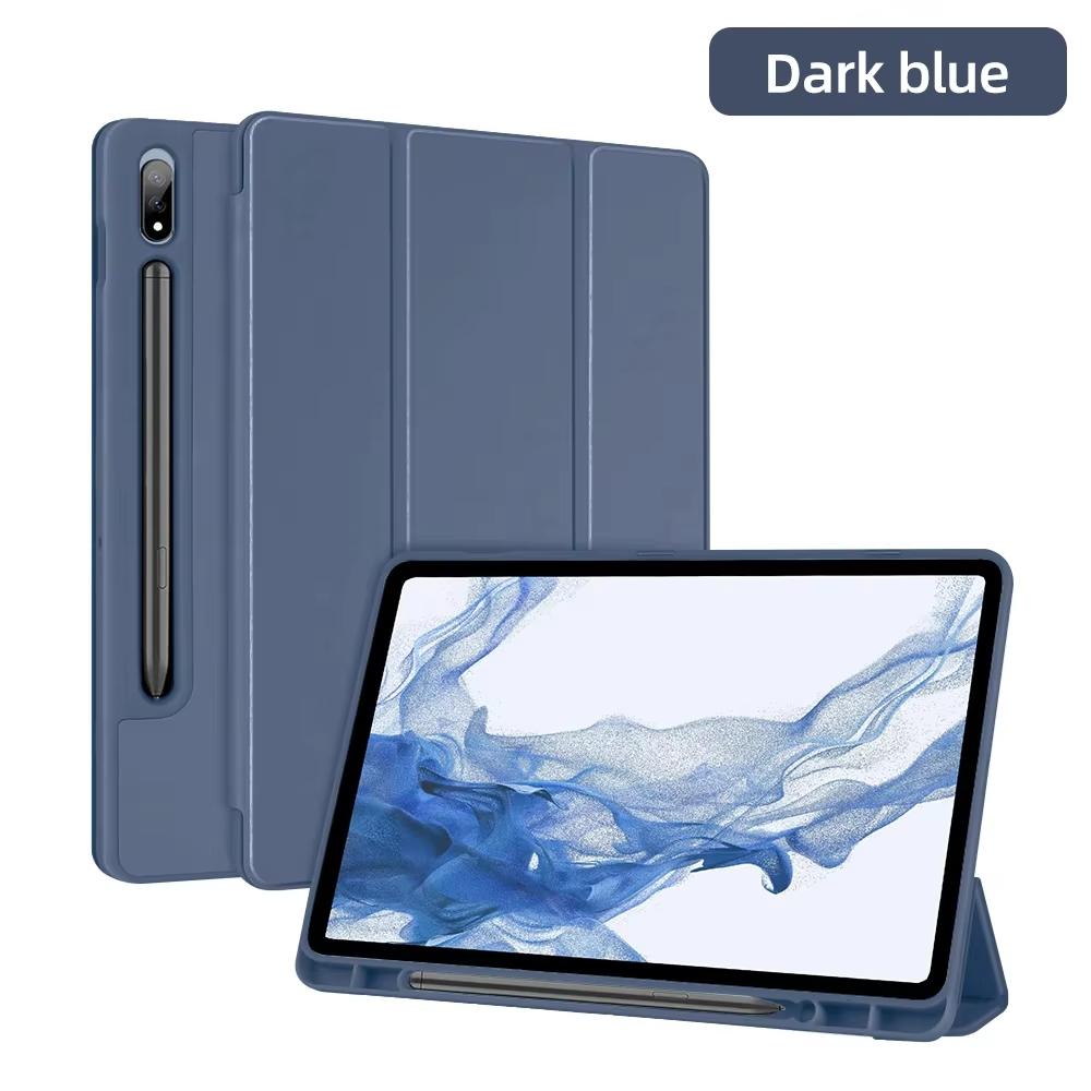 For Samsung Tab S6 lite A11 plus case S7/S8/S11 S7P/S7FE S10FE/S9/S9FE/S10lite S9P/S9 FE+/S10P 12.4in A9/A9P 11in With Pen Slot