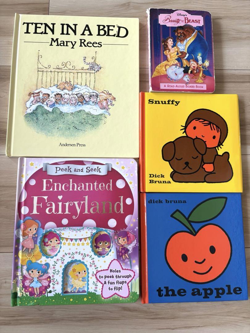 

[USED] English picture book set of 5 books TEN IN A BEDSnuffythe apple