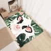 1pc Cute cartoon cow pattern doormat, polyester fabric, machine washable, suitable for bedroom and living room decoration