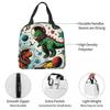 Cartoon Dinosaurs In Space Insulated Lunch Bag for Women Office Cooler Thermal Food Box Tote Leakproof Lunch Boxes Container