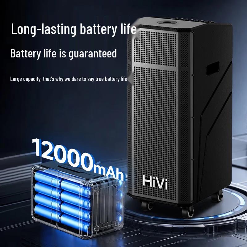 HiVi MP26 Dual 6.5-inch Portable Bluetooth Speaker (CN version)