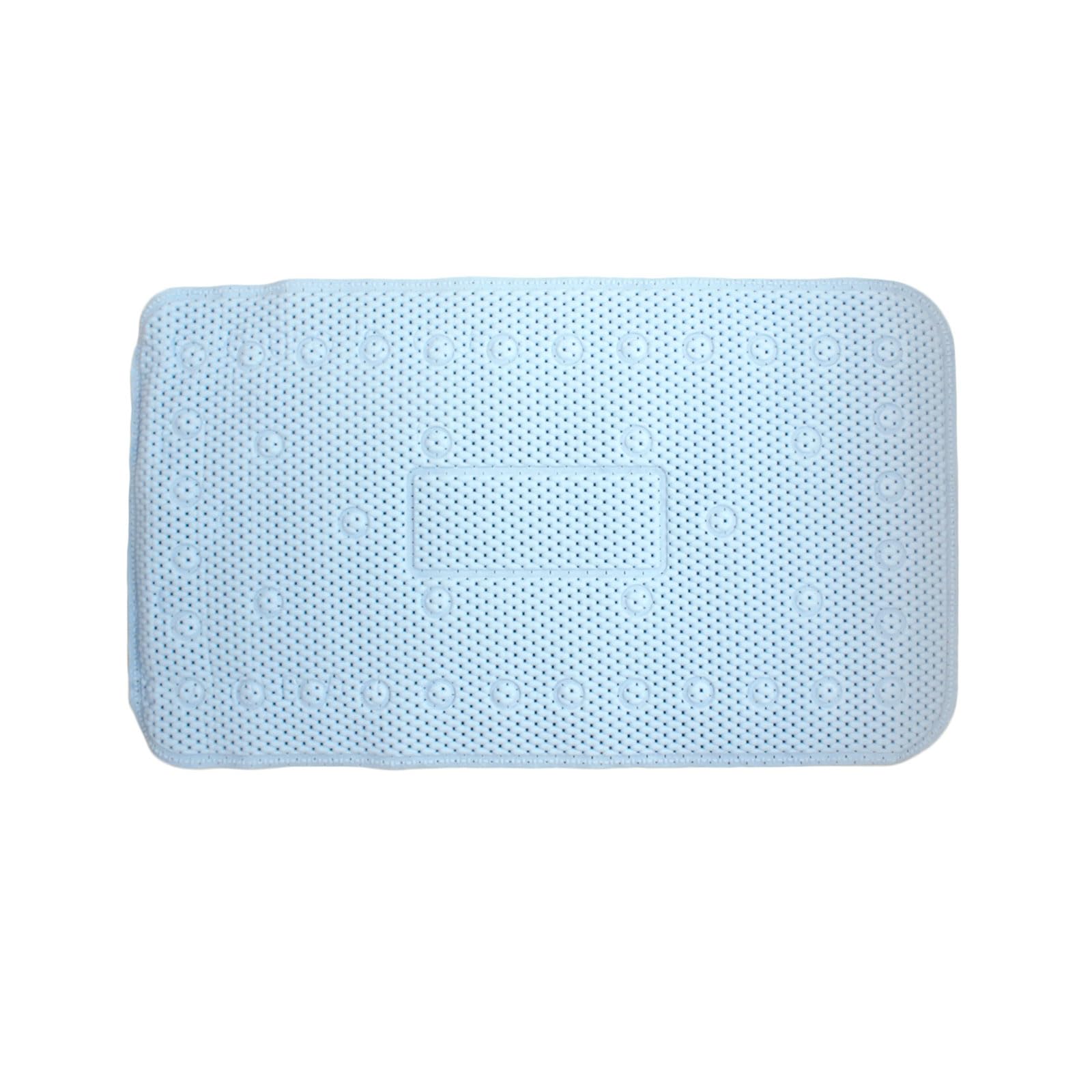 

mitas Dog Shampoo Mat Blue 40 x 69cm Pet Mat Cat Pet Bath Washroom Bathroom Bowl Sink Cushion Paw Washing Water Repellent Suction Cup Nail Clipper синий