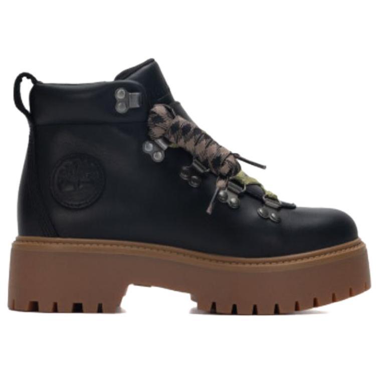 Timberland Stone Street Comfortable Mid-Calf Martin Boots Women Boots Black A27VJW02