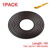Car Side Window Seal Strip Rubber Weatherstrip Window Gap Filler Reduce Vibration Noise Insulation V Shape Seal Strips