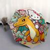 1pc Flying Dragon and Hello Kitty Pattern Umbrella, Fashionable, Personalized, High-Value Folding Umbrella, a Must-Have for Summer, 8-Rib Durable Iron