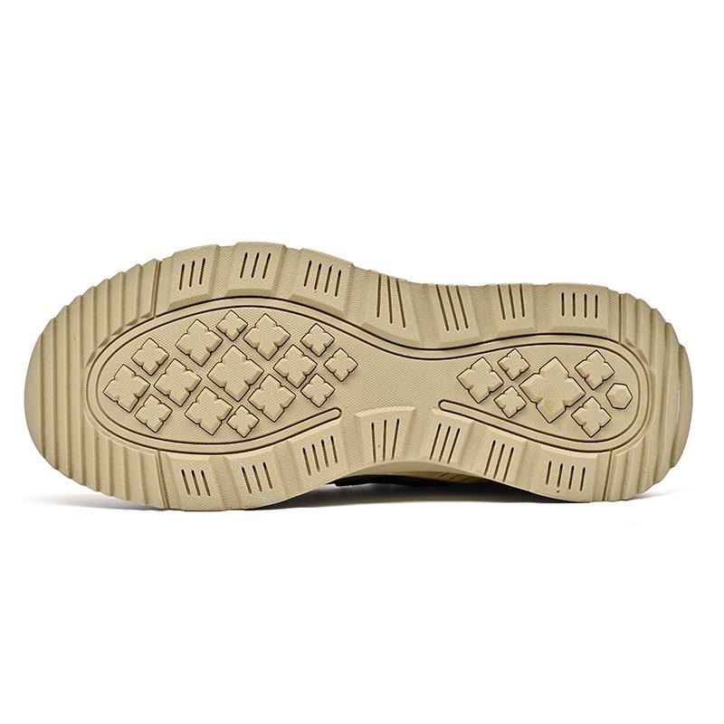 Niedrig geschnittene Outdoor-Wander-Freizeitschuhe für Herren aus Rindsleder