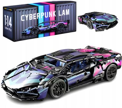 Mega Lamborghini Cyberpunk Bausteine Set - 1314 Teile Perfektes Geschenk