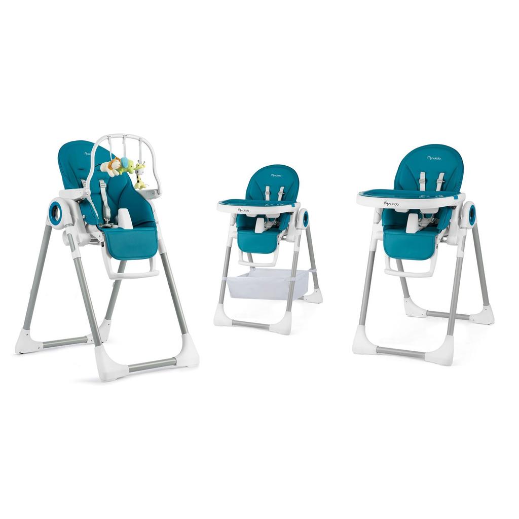 Belo Baby High Chair With Table And Lounger, With Toy Bar