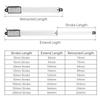Mini Electric Linear Actuator 12V 10-200mm Stroke Electric Reciprocating Lifting Linear Motion Actuator for Home Automation with Mounting Brackets