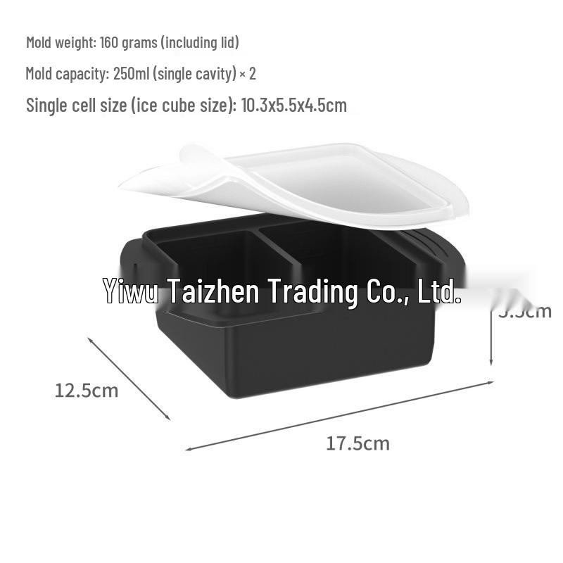 Silicone Dual-Compartment Freezer Tray & Food Storage Box for Babies With Lid