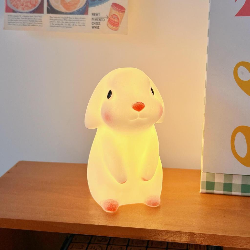 LED Night Light: Cute Duck Bedside Lamp for Girls' Rooms - Creative Dormitory Ornament Gift