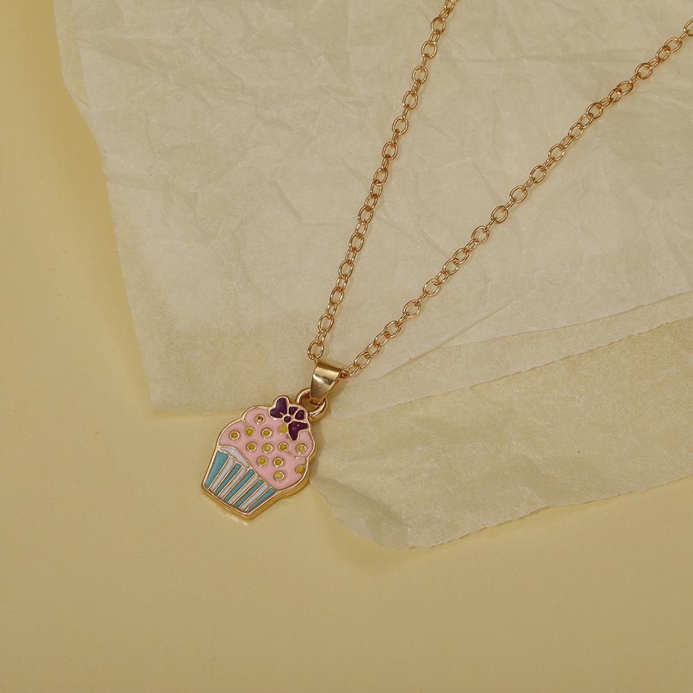 Rainbow Dinosaur Unicorn Friendship Necklace for Children – Creative Pendant Gift