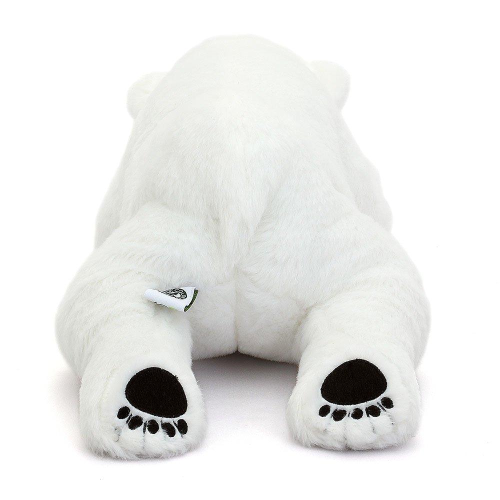 Carolata Polar Bear Plush Toy (LargeNestling SeriesSoft Touch) Realistic Bear Animal Toy Doll Gift Present Birthday (Twice Tested)  Christmas Present