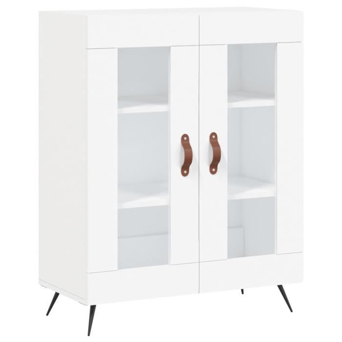 VidaXL Buffet blanc 69,5x34x90 cm bois d'ingénierie 827756