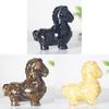 Resin Animal Figurine Decor With Crystals For Home Office And Gift Use