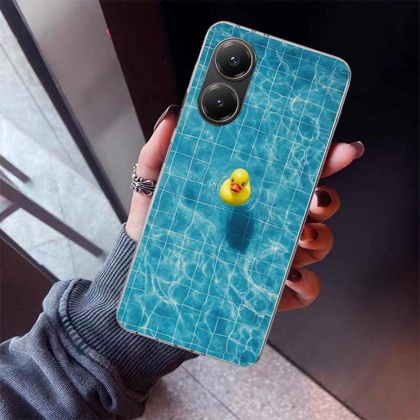 Rubber Ducks Swimming Pool Phone Case For Xiaomi Poco X5 X6 X7 Pro F7 Ultra M7 Redmi 15C 15 13C 13 12C 12 10 10C 10A 9 9C 9T 9A