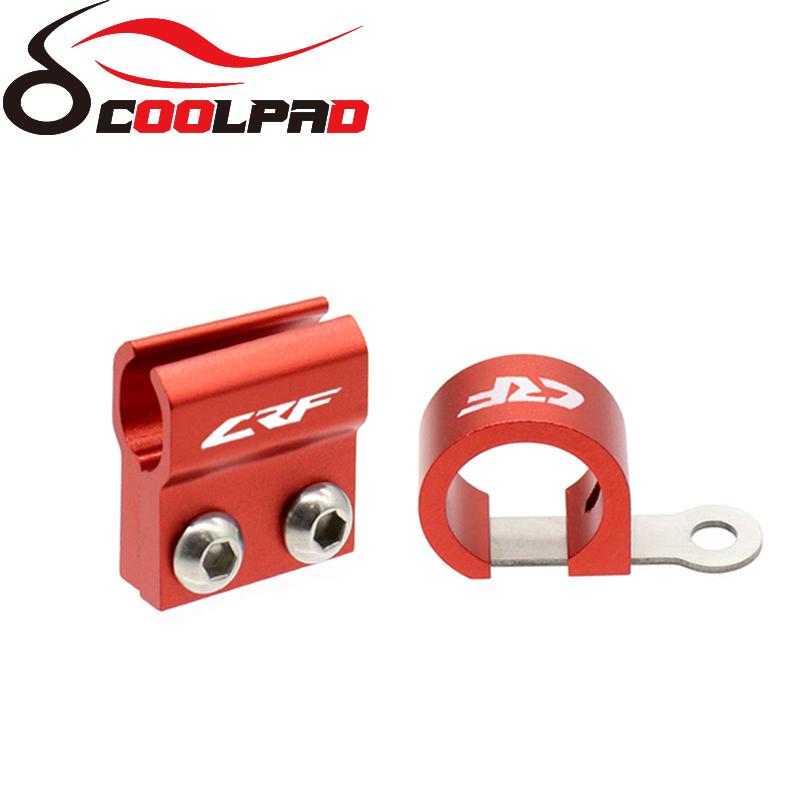

Brake Hose Holder Clamp For HONDA CRF 250 R/X 450 L/RL/RX CRF450R CRF250R CRF150R Motorcycle Front Brake Cable Clamp Guide красный