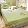 Solid Color Waterproof Mattress Fitted Sheet, Durable TPU Waterproof Backing Bed Cover, Smooth Breathable Bed Sheet for Home Hotel